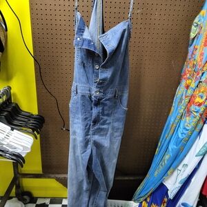 Denim Blue Overalls